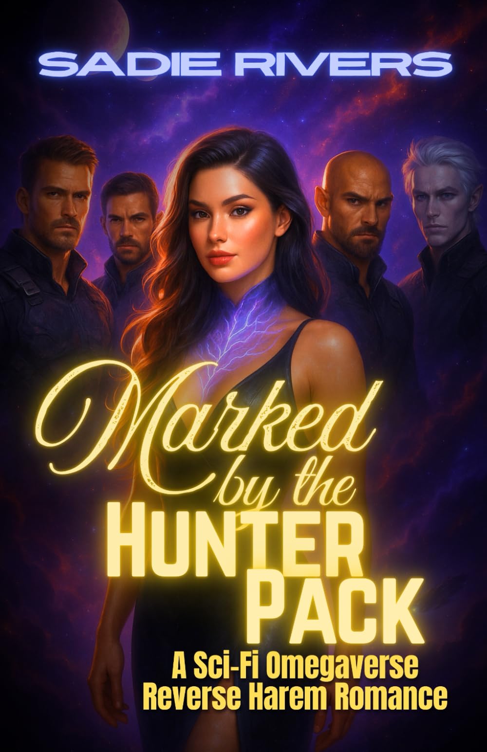 Marked by the Hunter Pack: A Sci-Fi Omegaverse Reverse Harem Romance (Rogue Packs of the Allied Zones)