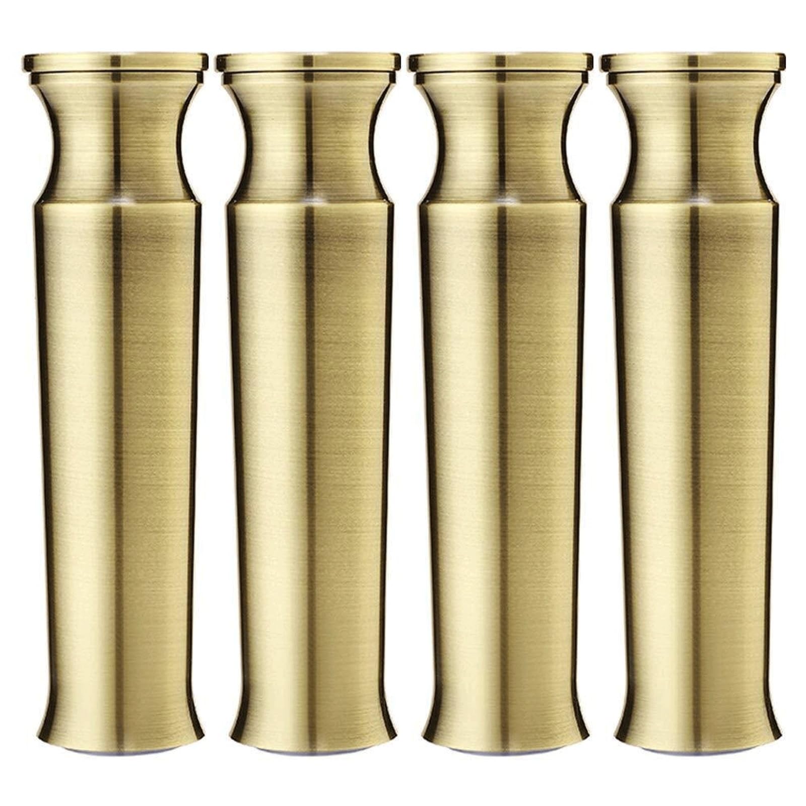 UYHBCNQD Adjustable Furniture Legs 4Pcs Replacement Legs Set Aluminum Table Feet Furniture Foot Rubber Support Legs Cabinet Leg Extenders(Green Bronze,8cm/3in)