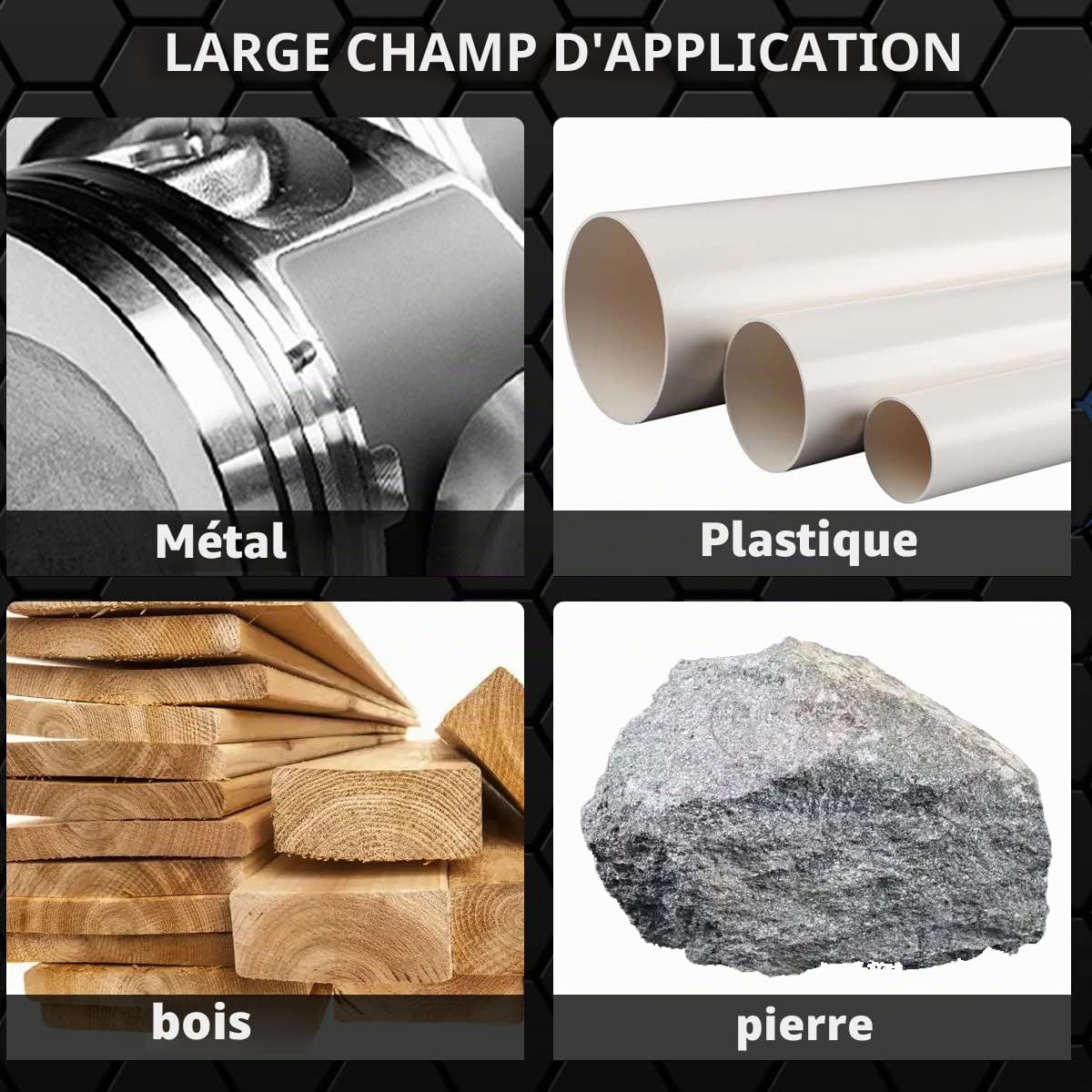FEIHU Roue Abrasive 22 pièces, têtes de ponçage, set de disques à lamelles, （Grain 60,80,120） pour Brosse Poncage Perceuse Accessoires Polissa