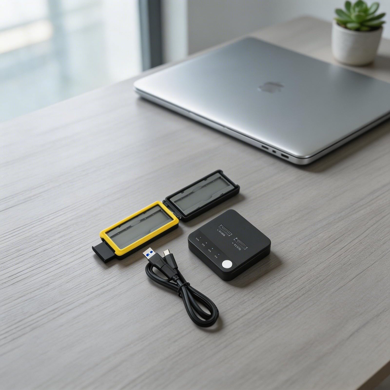 Alloggiamento per disco rigido M.2 in alluminio a 2 bay, USB 3.2 Gen 2 x 2 20 Gbps, clonazione one-touch, raffreddamento a ventola, compatibile con SSD SATA/NVMe