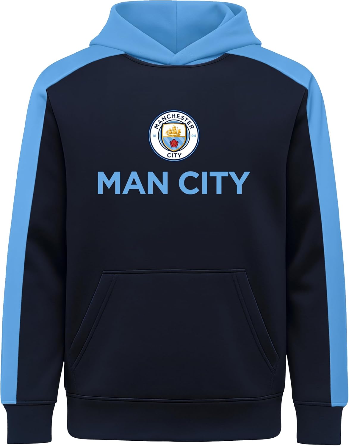 Icon Sports English Premiership boys Manchester City Pullover Hoodie - Image 3