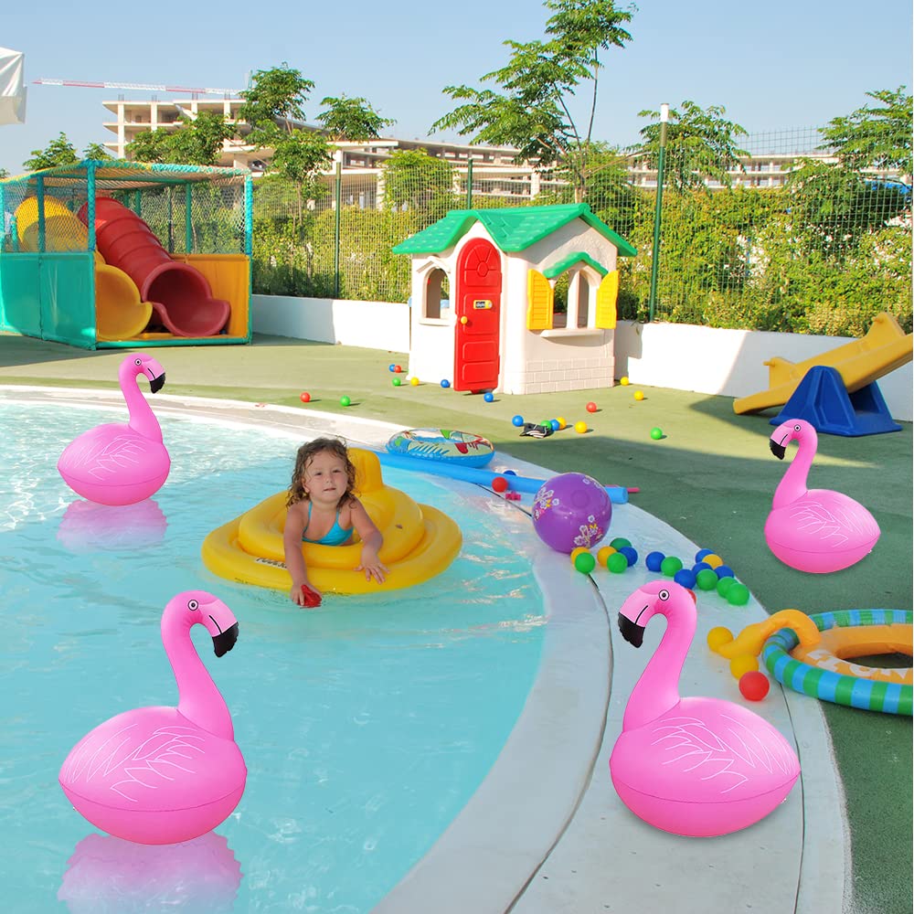 Luz Solar Flotante Para Piscina, Flamenco LED Exterior IP68 Impermeable Con Luces Inflables Para Exteriores (2 Piezas)