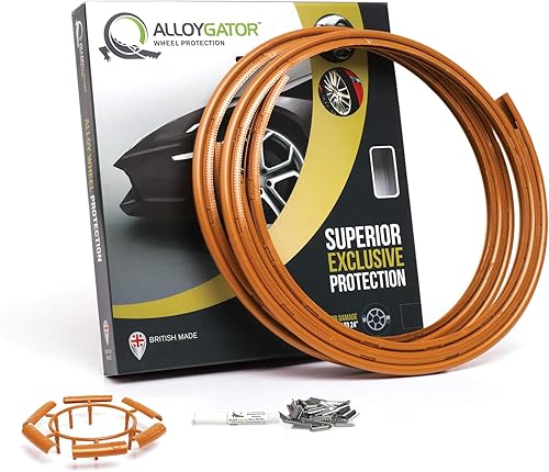 Vista 24 de AlloyGator Protector de Llanta Dorado para Ruedas de Automóvil (Se Adapta a Ruedas de 12-24" de Diámetro) - Paquete de 4 Protectores de Rueda de Oro