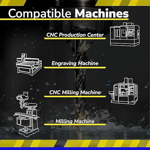 Vista 30 de SPEED TIGER ISE - Fresa de extremo cuadrado de carburo, de micrograno, para aleación de acero o acero endurecido, 4 ranuras, fraccionada