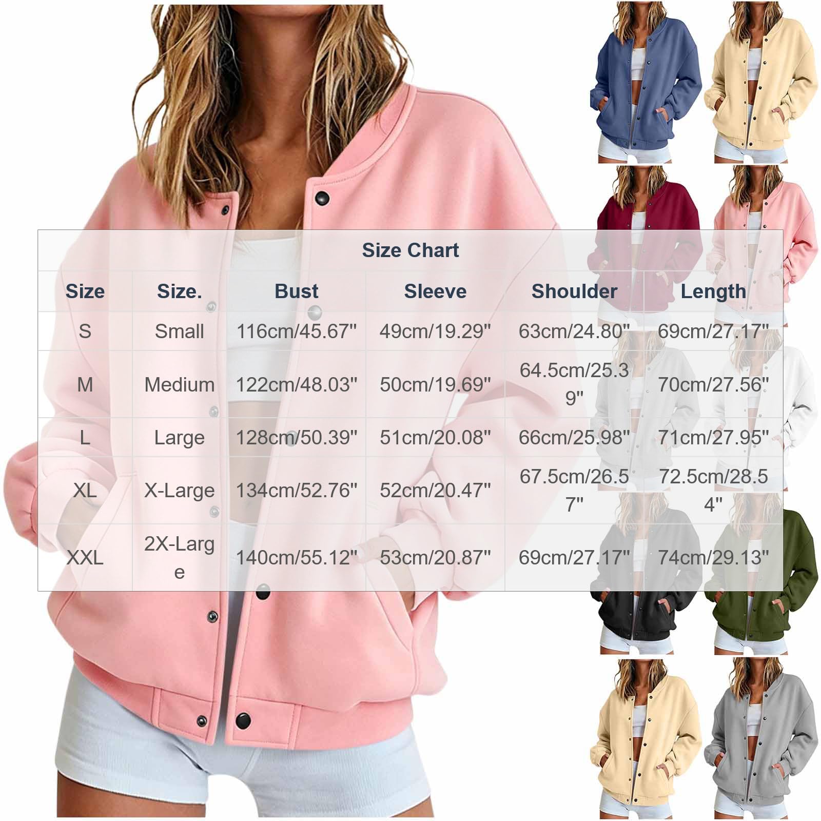 Sweatjacke Damen Lässige Strickjacke Zip Cardigan Elegant Damen-Jacken Übergang Strickjacken Freizeit Outerwear Casual Jacket Freizeit Damenstrickjacke Bequem Herbstmantel Button-Down Oberbekleidung