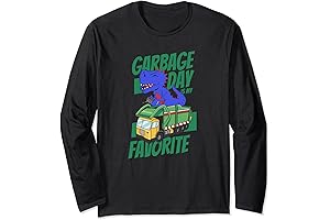 Garbage Day Is My Favorite Remote Control Trash Truck Long Sleeve T-Shirt