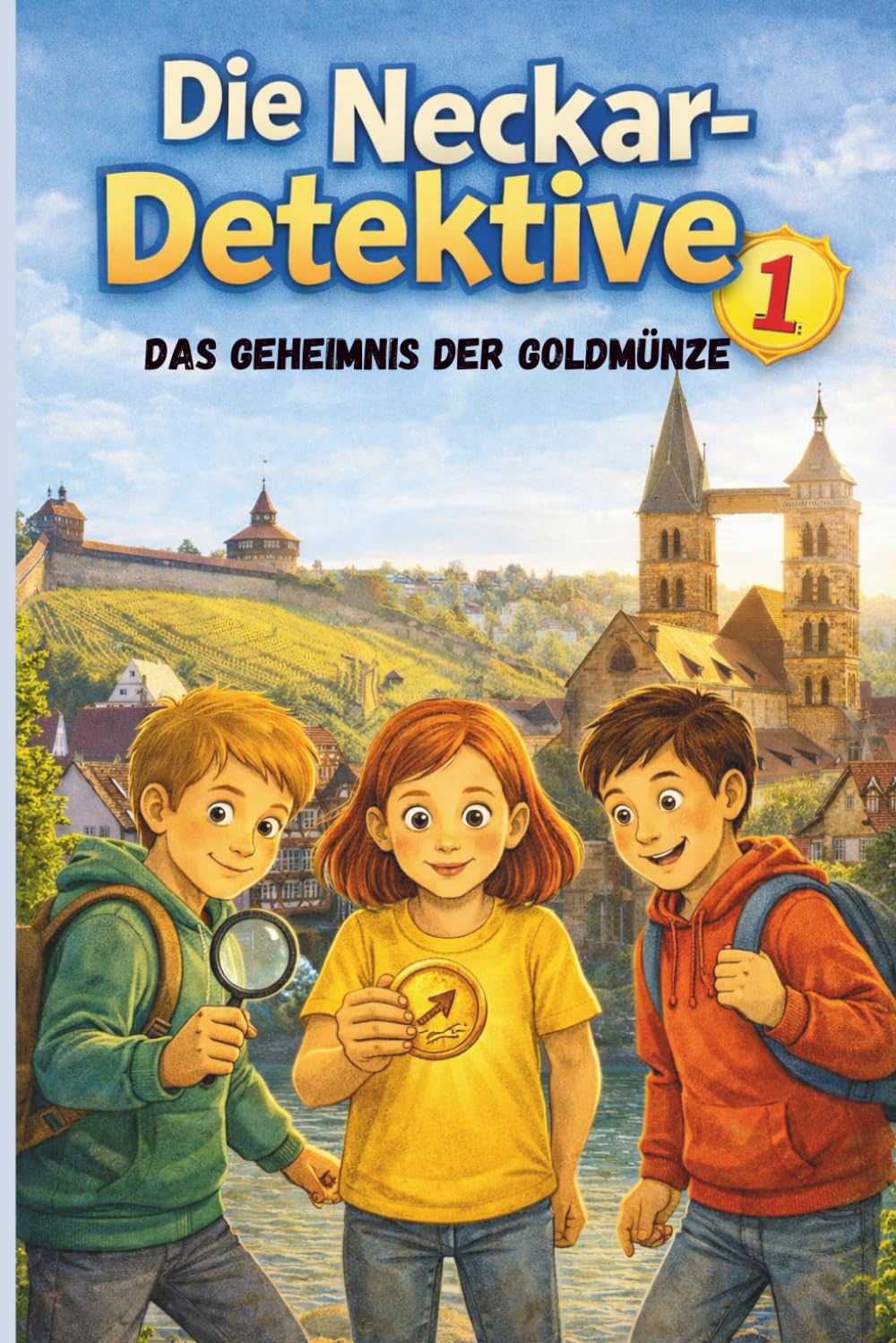 Die Neckar-Detektive 1 - Das Geheimnis der Goldmünze: Ein spannendes Detektivabenteuer entlang des Neckars für Kinder ab 6 Jahren