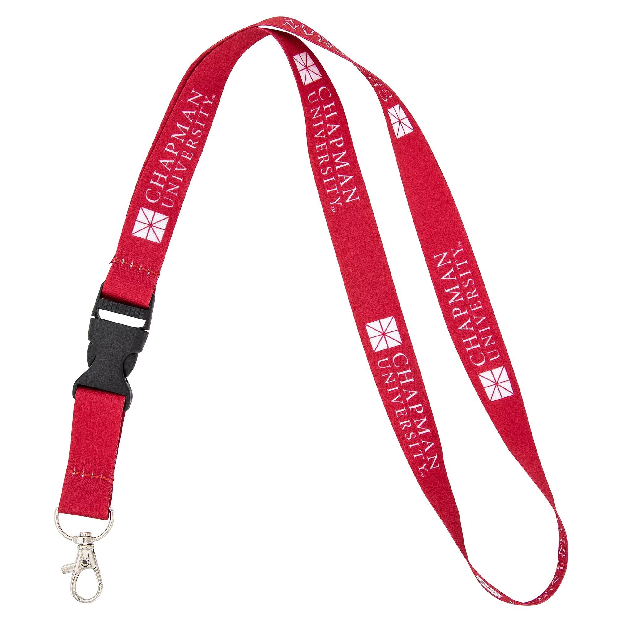 Desert Cactus Chapman University Lanyard Panthers Car Keys ID Badge Holder Keychain Detachable Breakaway Snap Buckle (Red)