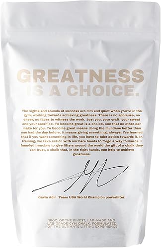 Miniatura 2 de Ironclaw - Tiza de gimnasio de 10 onzas para levantamiento de pesas, crossfit, hombre fuerte, utilizada por campeones del mundo Powerlifters,