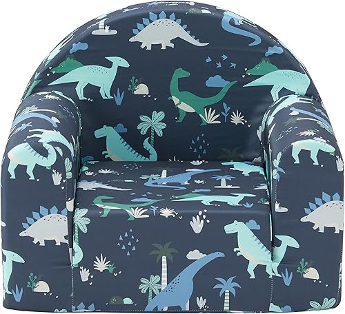 Miniatura 6 de Ulax furniture Sofá para niños, sofá 2 en 1 abatible, sillón para bebé (dinosaurio marino)