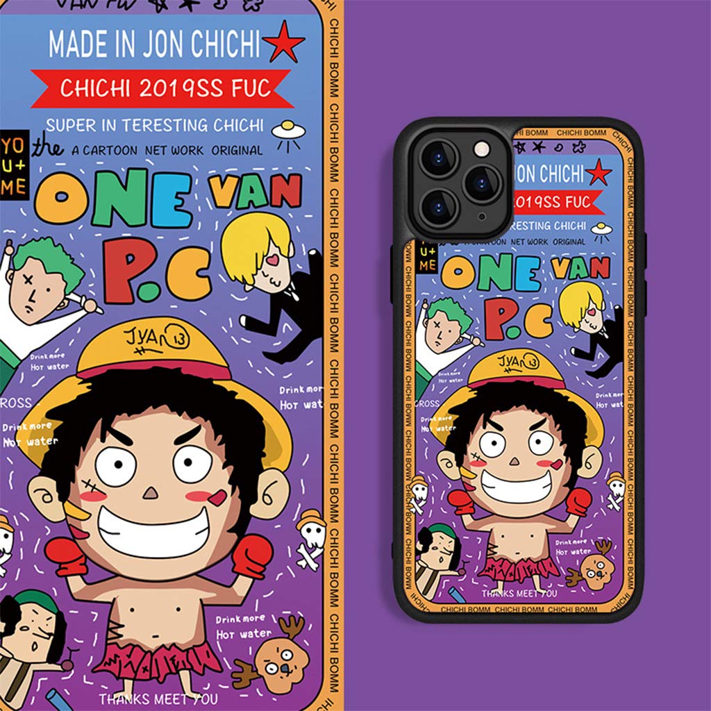 携帯電話本体 Luffy Nova capa de telefone Luffy divertido anime One Piece iPhone 11