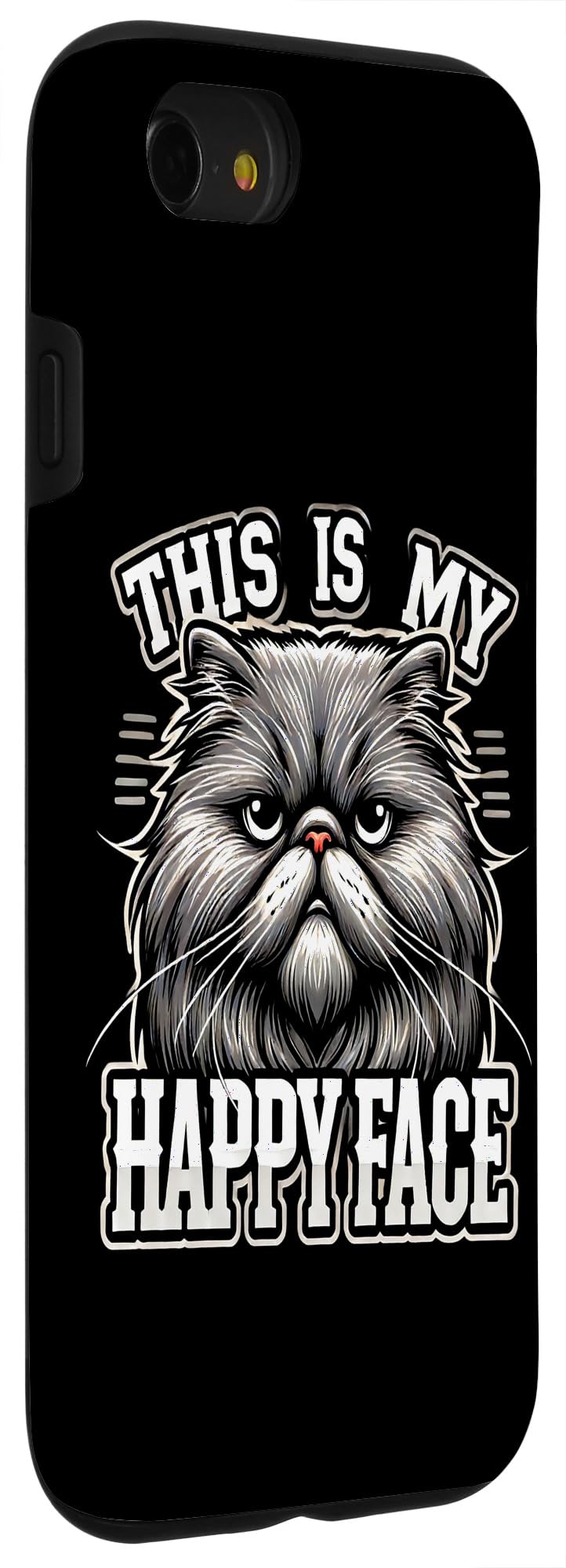 iPhone SE (2020) / 7 / 8 This is my Happy Face Funny Cats Case - Image 3