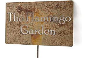 Rustic Flamingo Yard Stake 23" - Adds a Wildlife Touch to Your Outdoors