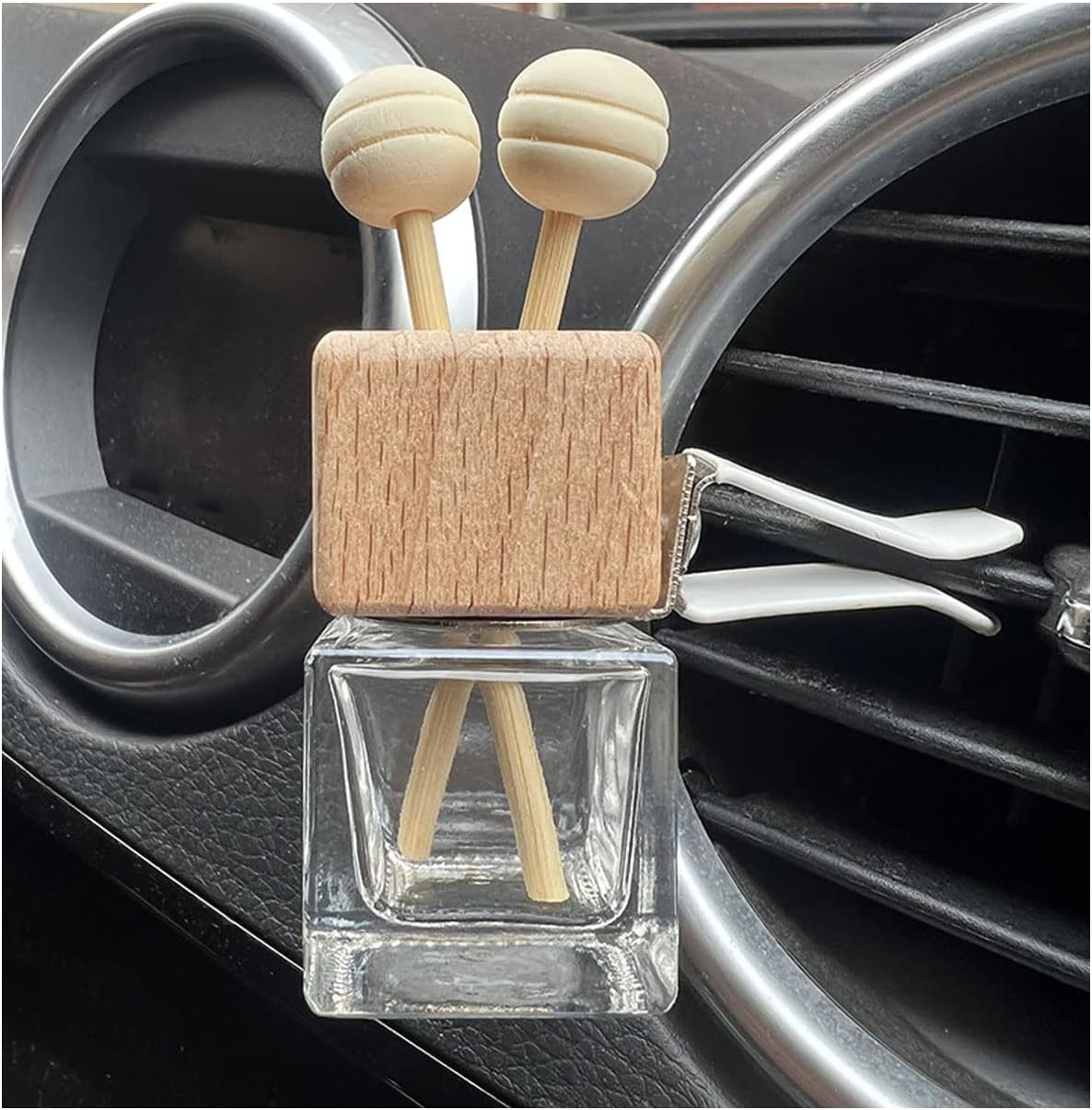 8 Pcs 8ml Car Outlet Essential Oil Diffuser,Empty Clear