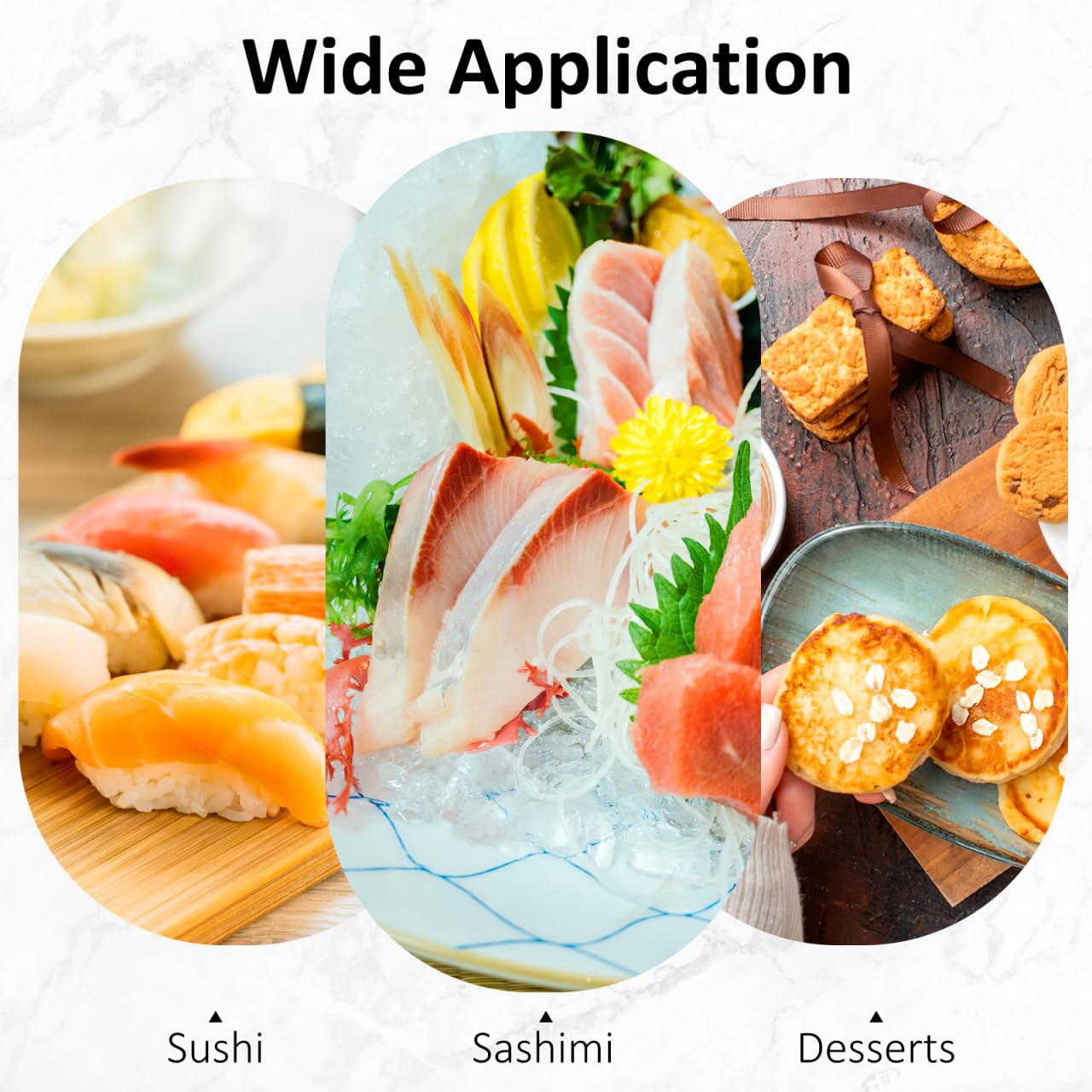 DOITOOL 50 cajas desechables de sushi, bandejas de sushi, recipientes de preparación de comidas, lonchera desechable con tapa, contenedores de almacenamiento de alimentos para cocina, restaurante