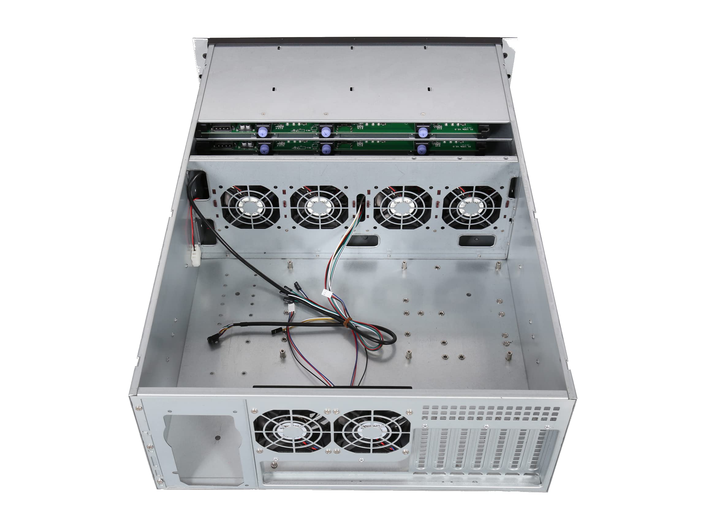 Amazon.com: NORCO 4U 機架安裝24 x 可熱插拔SATA/SAS 6G 硬碟托架伺服器機架安裝RPC-4224 : 電子