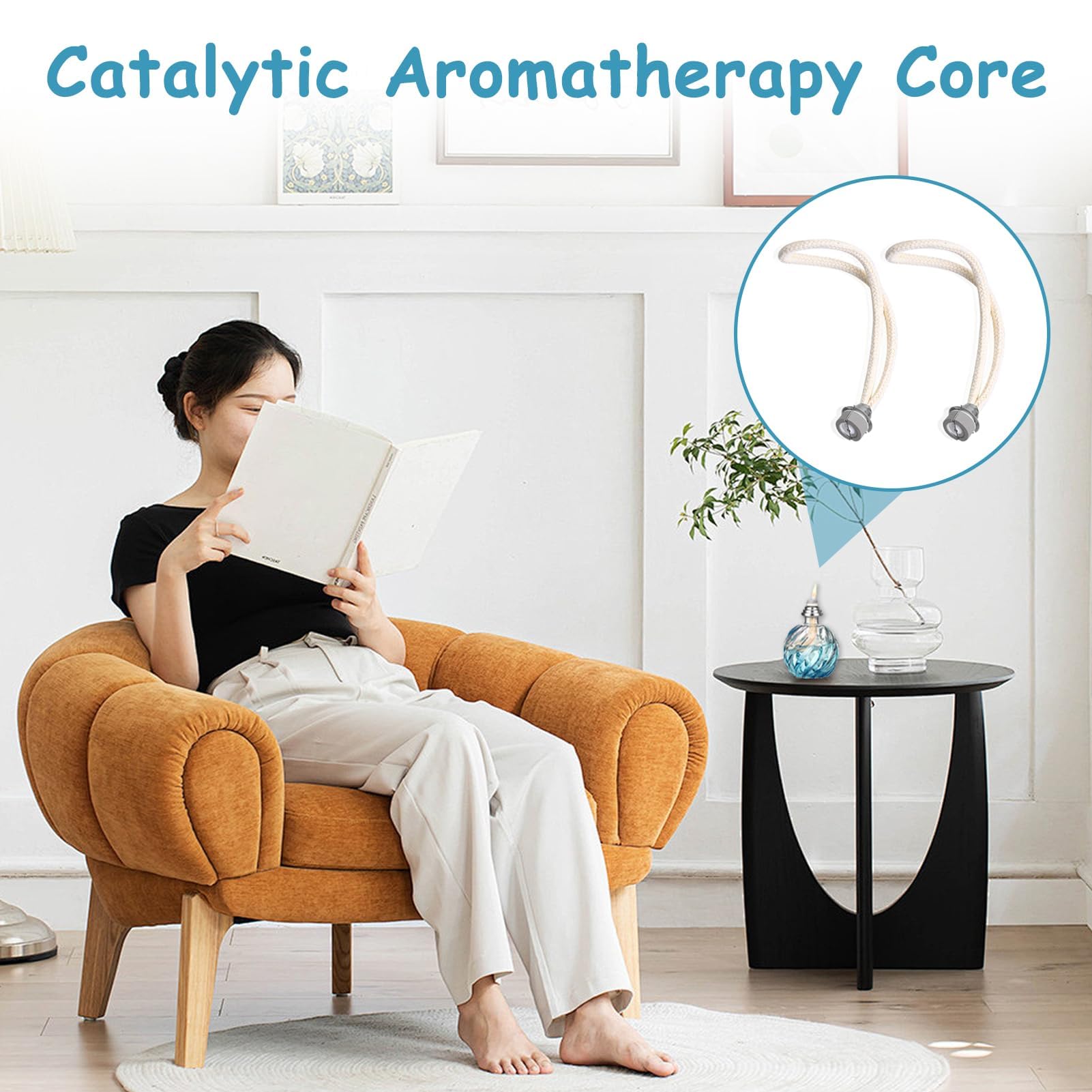 2 Pcs Mèches De Lampe à Huile Mèche De Remplacement De Lampe