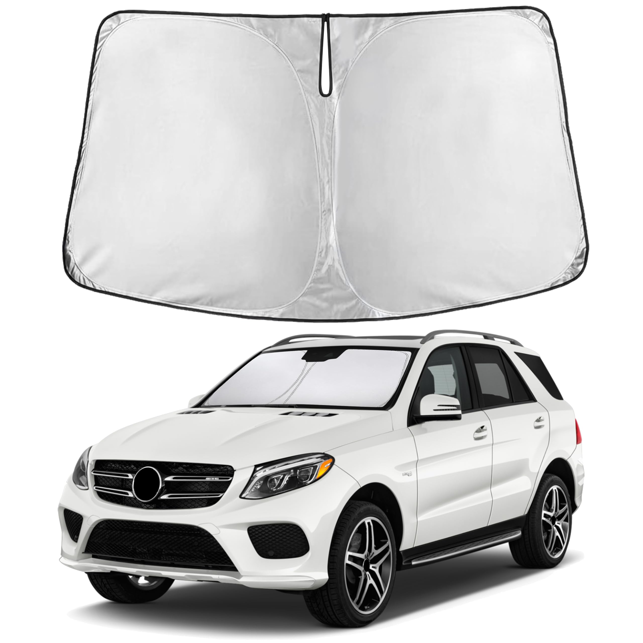 EcoNour Windshield Sun Shade for Mercedes-Benz GLE 2012–2018 2019