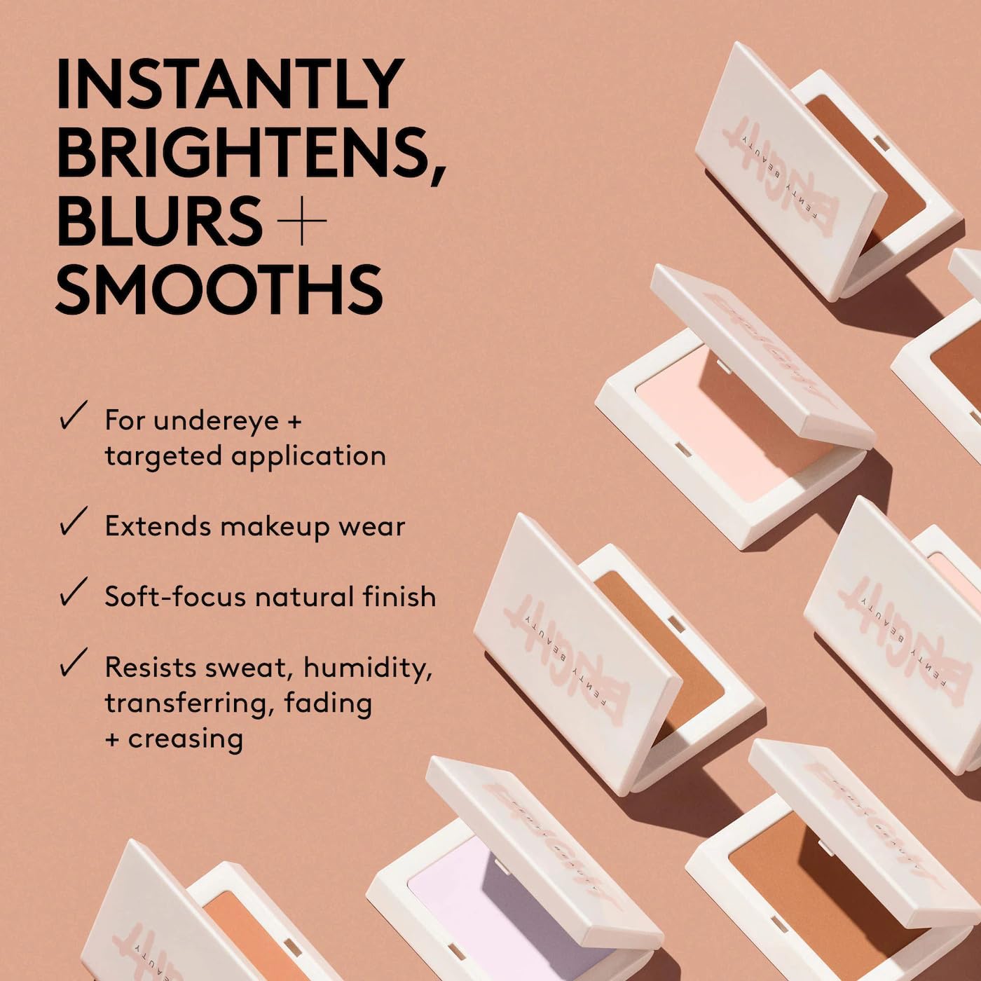 FENTY BEAUTY Bright Fix Illuminating und Korrigierender Puder, Banana 03, 8,5 g