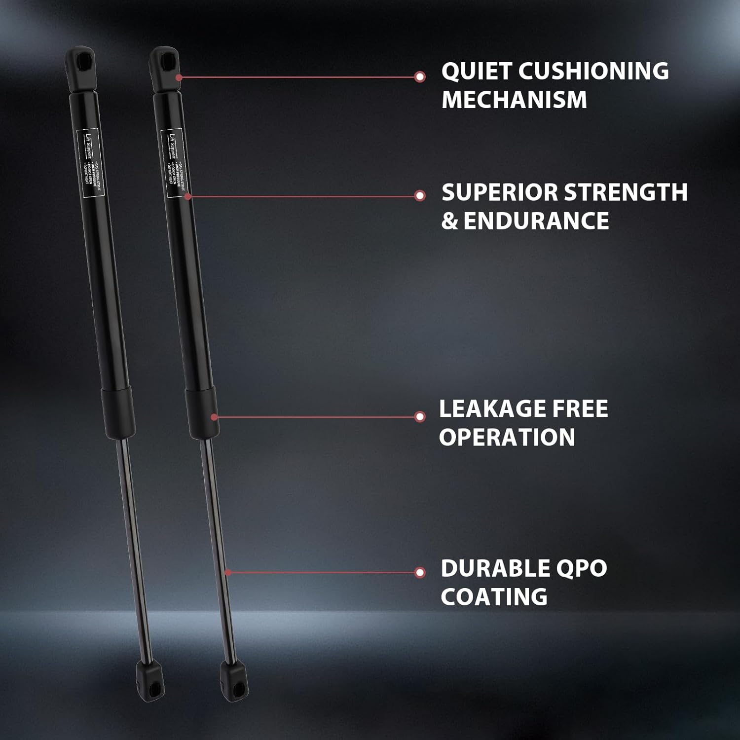 Hood Strut Lift Support Compatible with Ford Edge 2015-2023,Struts Gas Springs Shocks Replaces FT4BR16C826AC (Pack of 2)