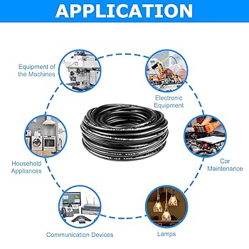 URCIANOW 20AWG 7M Electrical Wire Cable 4 * 0.5mm² Low Voltage Lighting
