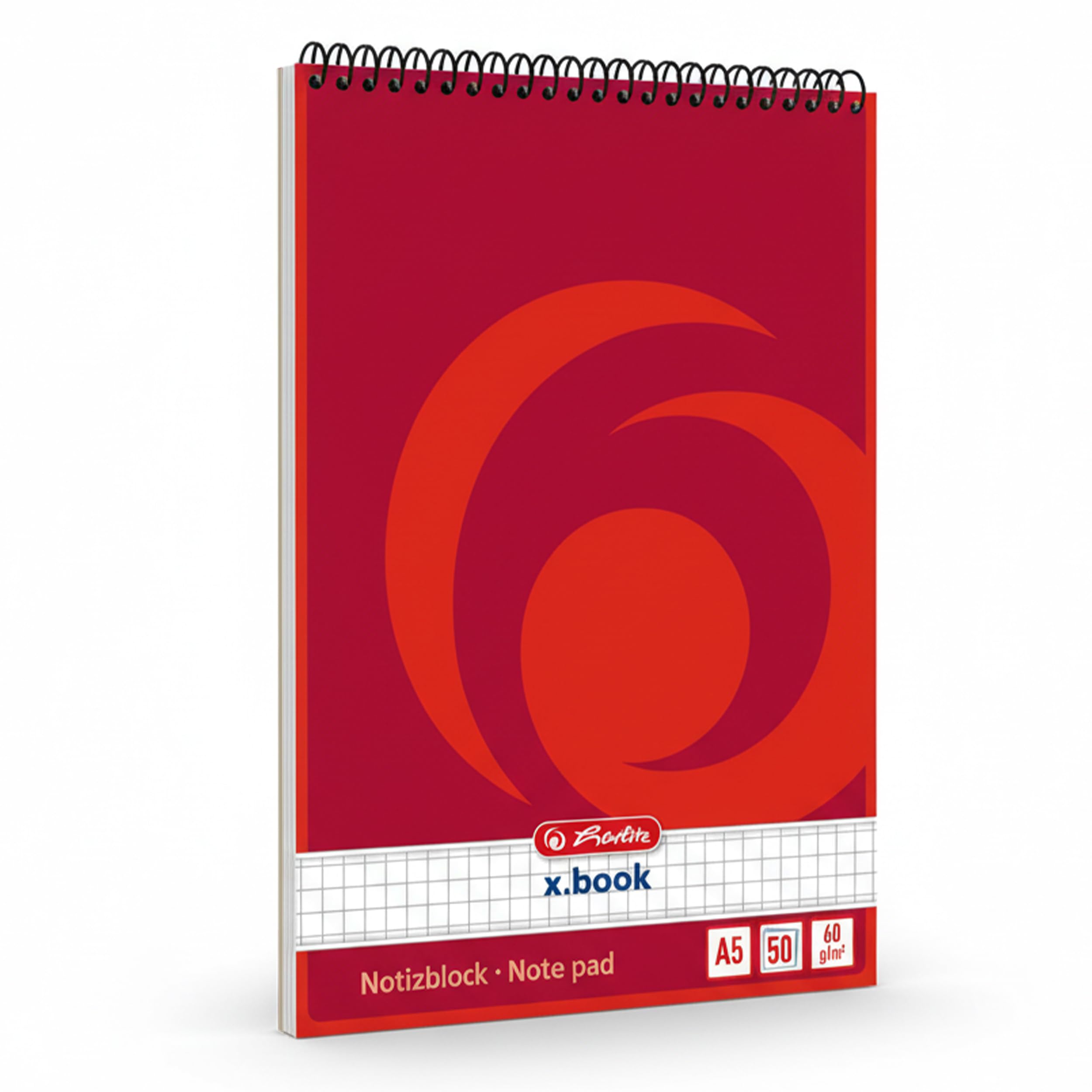 Herlitz A5 Spiral Note Pad