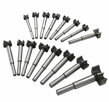 Meichoon 16件福士纳钻头套装 木工工具 木板打孔钻头