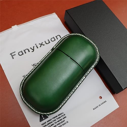 Miniatura 21 de Funda de cuero para gafas de sol vintage para hombres y mujeres miope, gafas de sol, viaje, caja de almacenamiento antiaplastamiento