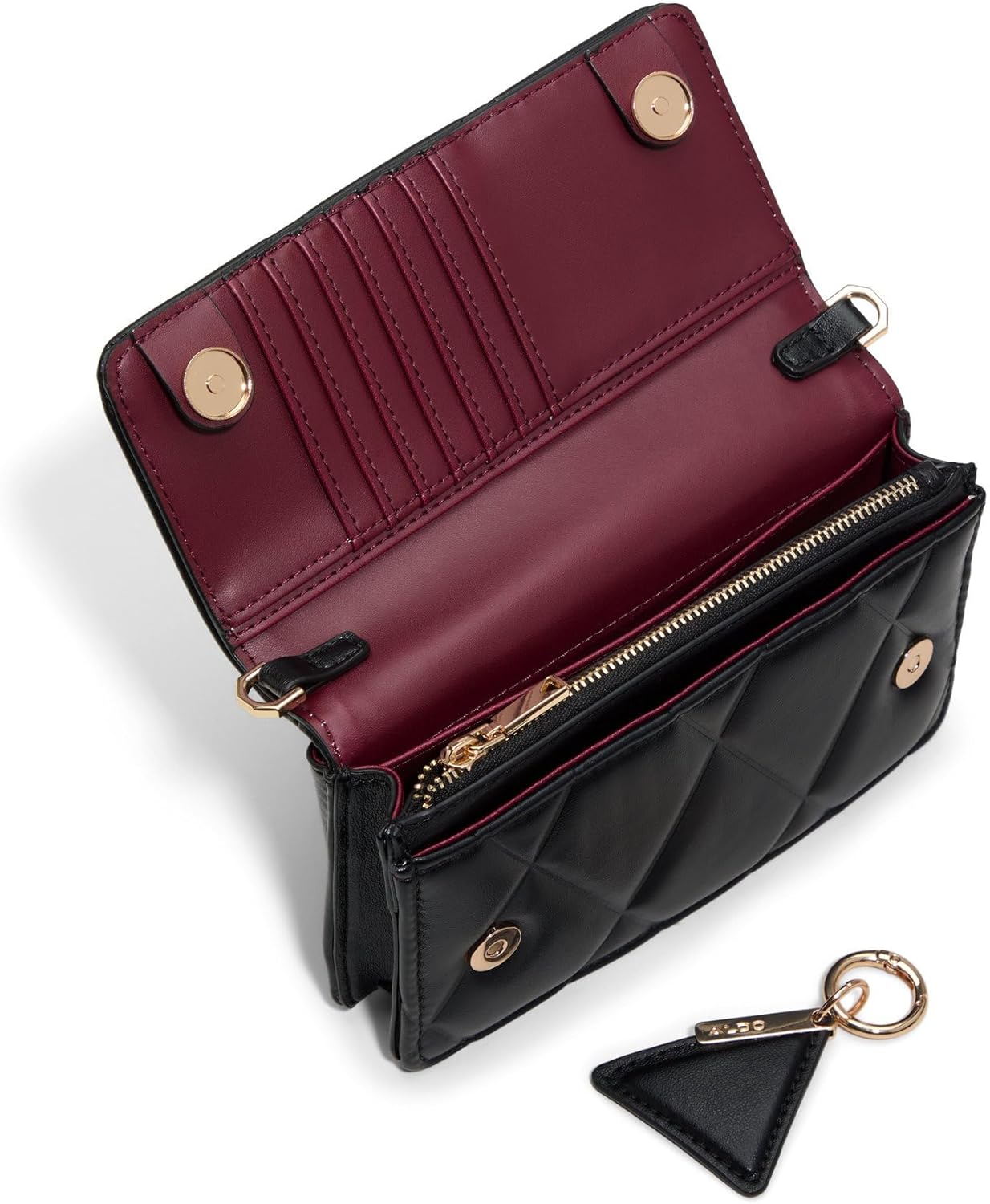ALDO Fititall - Bags for Women - PU Material - Zippered Closure - Luxe Lining - Flap Magnetic Closure