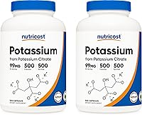 Vista 7 de Nutricost Citrato de potasio 99 mg, 500 cápsulas