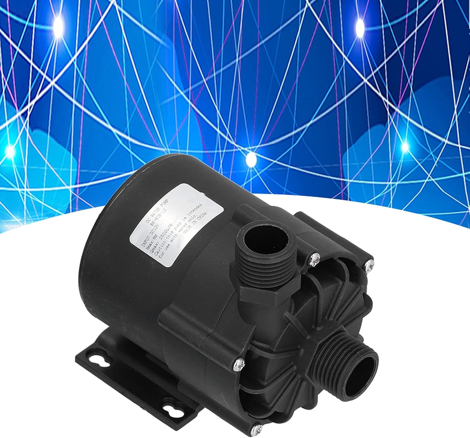 DC Brushless DC Brushless Mini Submerged Booster for Aquarium Large 12V BS 60B Engineering Plastic,