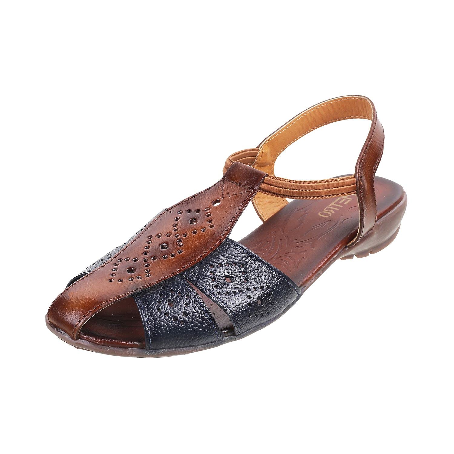 Metro Women Blue/Navy Leather Sandals,EU/40 UK/6 (33-3148) (B0BFDWGG4M) Amazon Price History, Amazon Price Tracker
