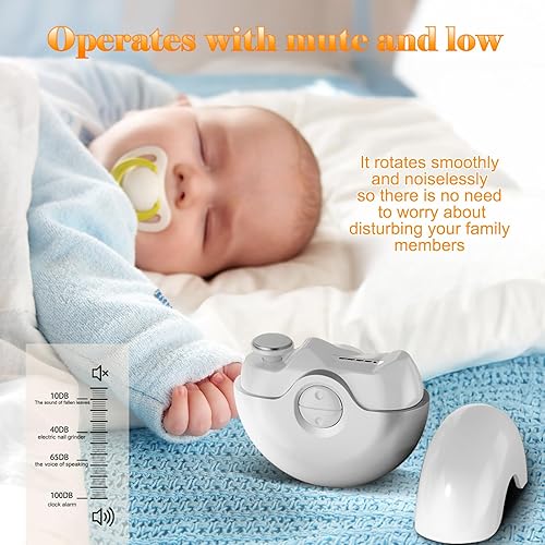 Miniatura 4 de Cortaúñas eléctrico, mejoras 2 en 1, pulido eléctrico automático, lima de uñas eléctrica para personas mayores, adultos y niños, recortadora de uñas