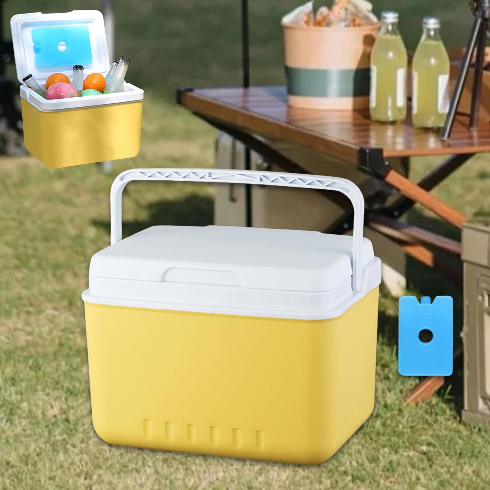 Nevera Portátil Isotérmica, Organizador, Contenedor, Refrigerador, Cubo para Bebidas, Estuche para Camping, Pesca Y Barbacoa.