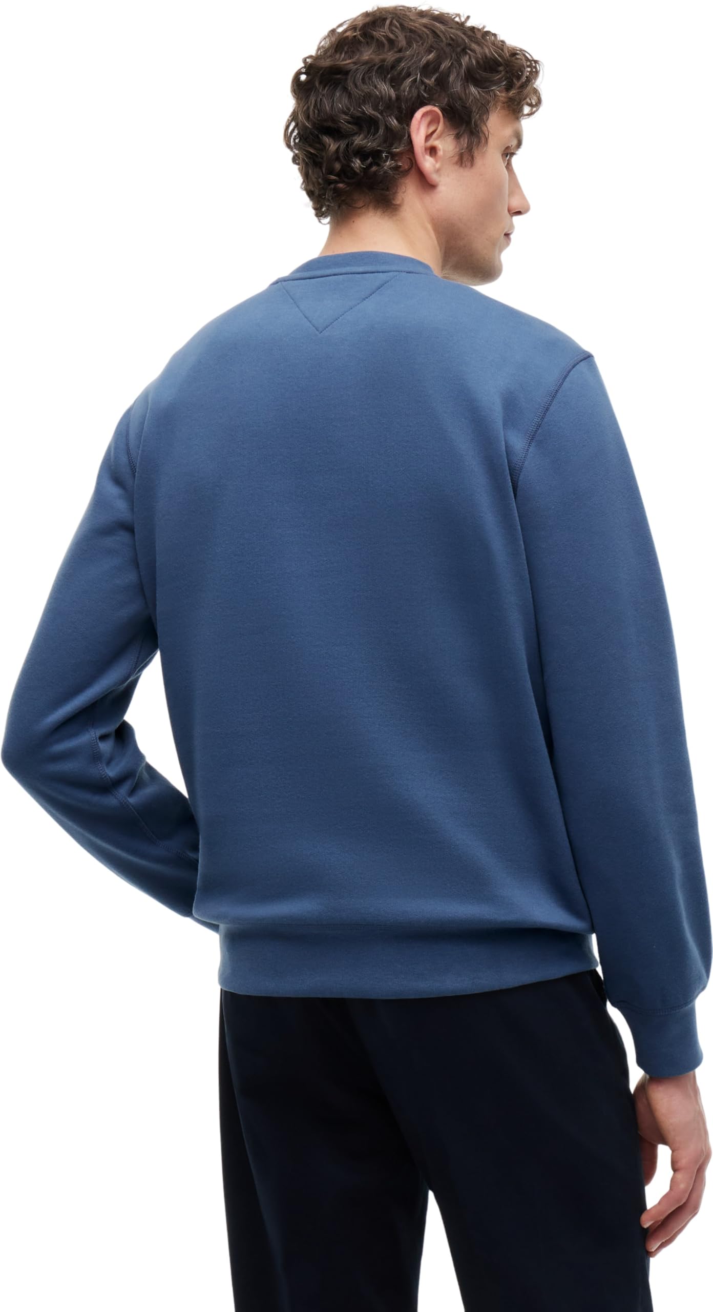 Tommy Hilfiger Uomo Felpa Seasonal Fleece con Scollo Rotondo