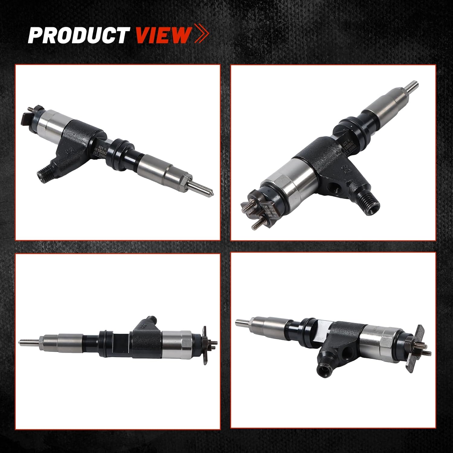 6PCS 095000-6310 RE530362 RE531209 DZ100212 Fuel Injector for John Deere 3029 4045 6068 Engine 160DLC 160GLC 180GLC 200DLC 200G 210G 210GLC 2154D 444J 524K 544K 410J 410K 710J