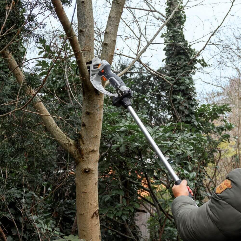 Manija de extensión para motosierra Nexxsaw/sierra de una sola mano