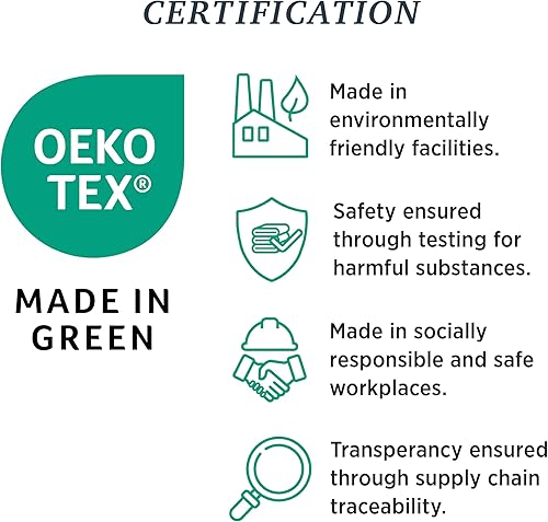 Miniatura 7 de Juego de sábanas de tamaño completo Welhome, 100% algodón percal de tamaño completo con bolsillos profundos, juego de ropa de cama súper suave,