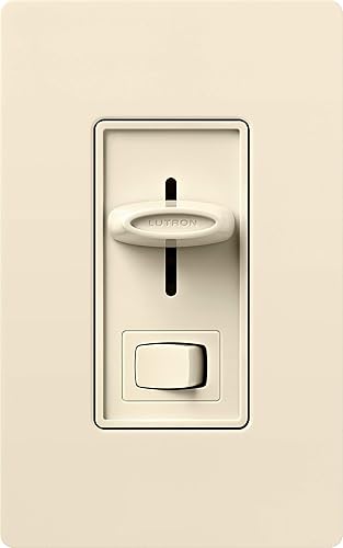 Miniatura 4 de Lutron SFSQ-LF-LA Skylark Ventilador de 3 velocidades de un solo polo de 1.5 amperios y control de luz, color almendra clara