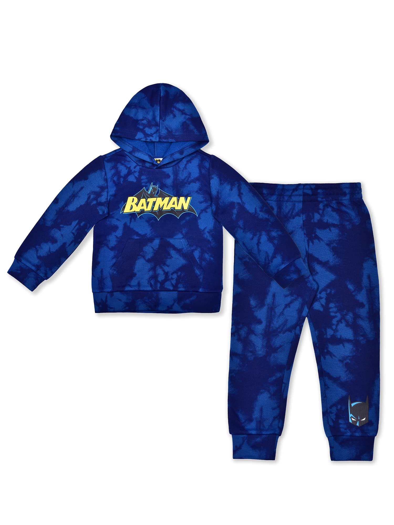 WARNER BROS Batman Boys Hoodie and Pants Set for Toddler and Little Kids