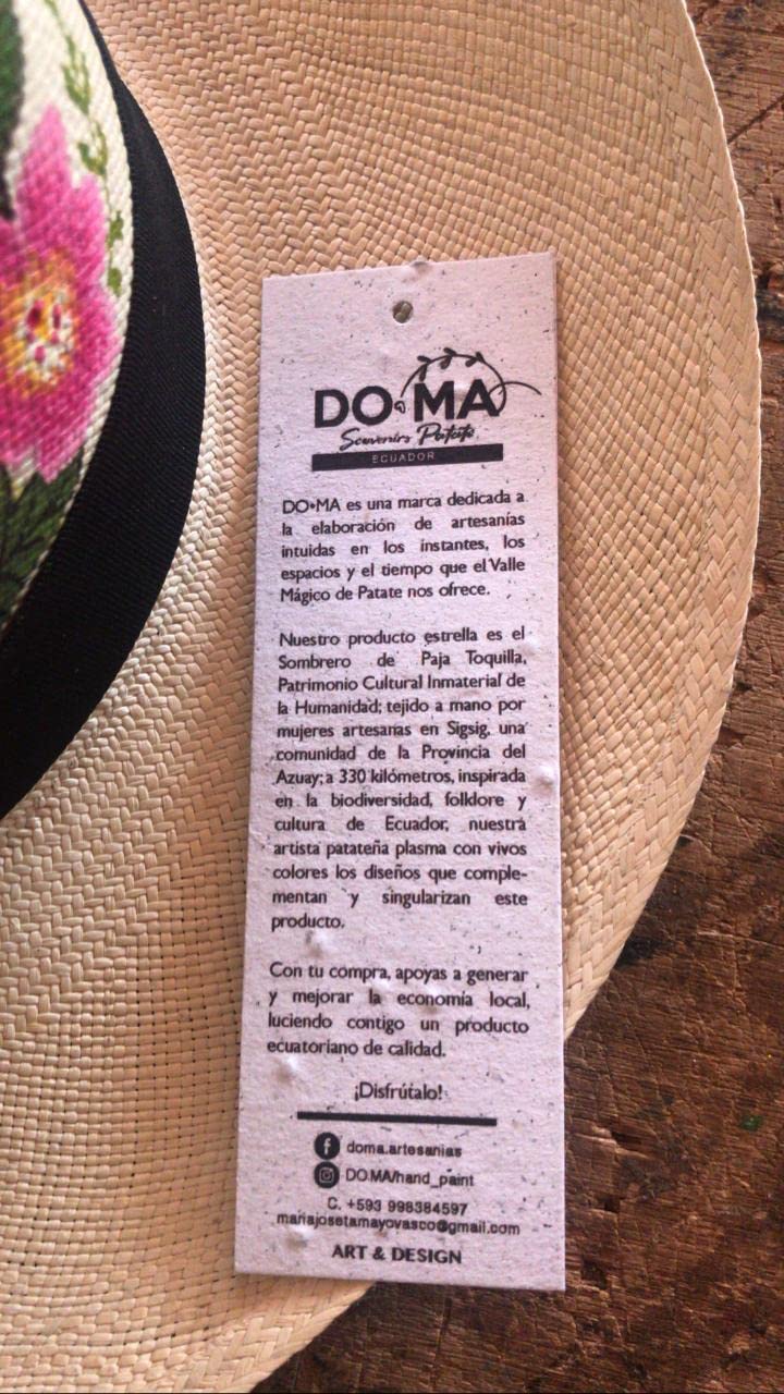 Genérico Sombrero Panama Toquilla Huma