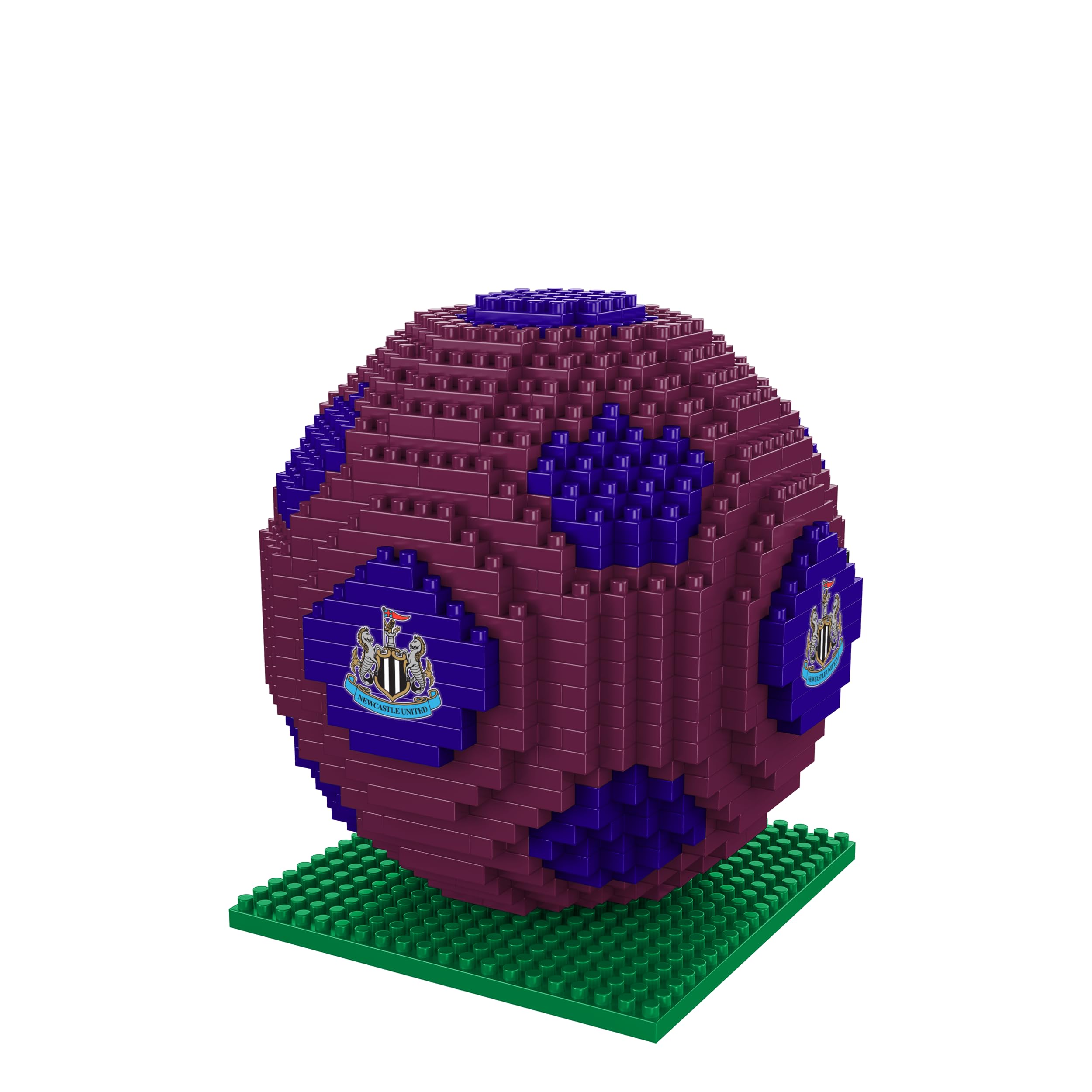 FOCO Officially Licensed Newcastle United FC BRXLZ 3D Bricks Football Construction Toy Model In Alternate Team Colour