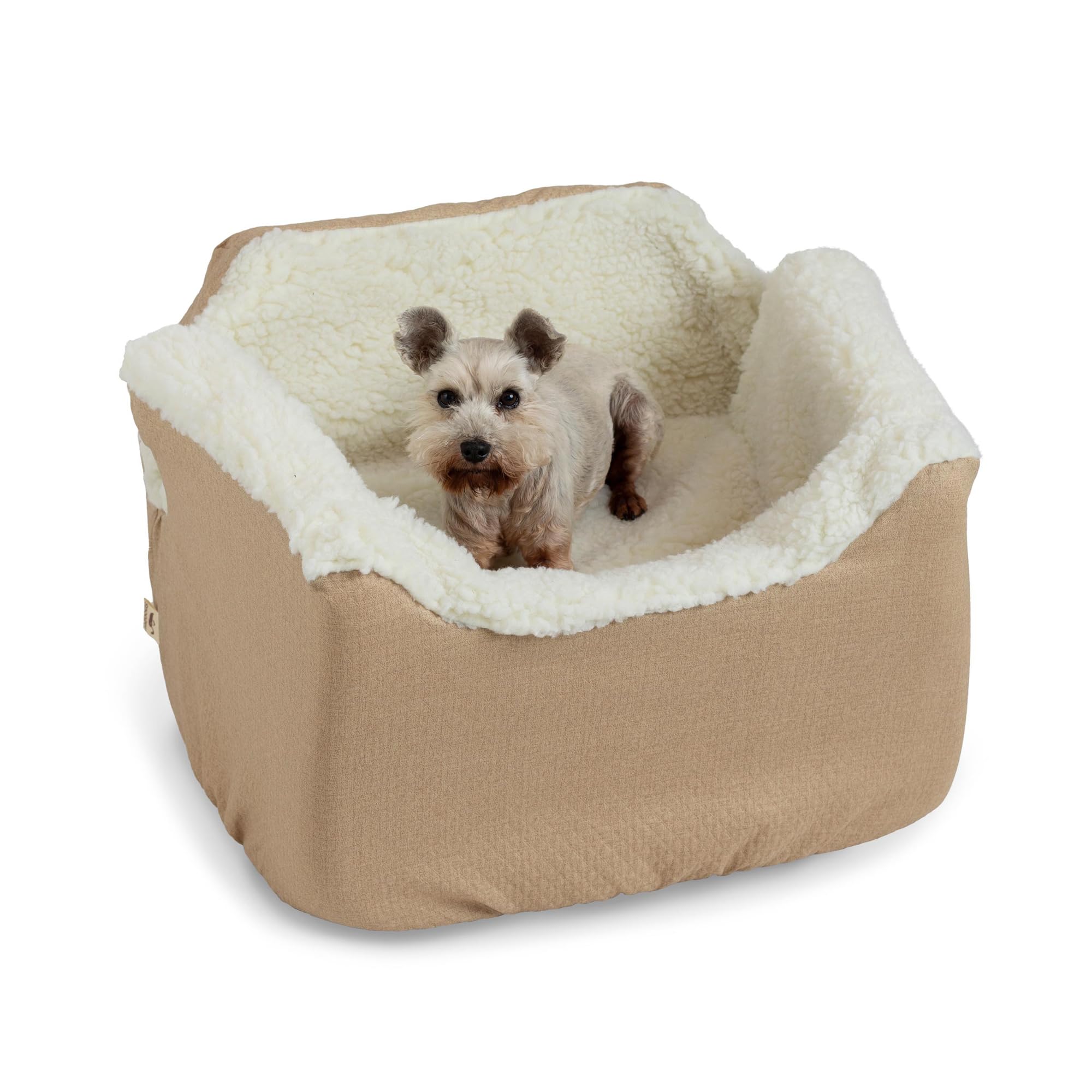 SNOOZER PET Products Lookout 1 Dog CAR SEAT, Birch Diamond, Medium