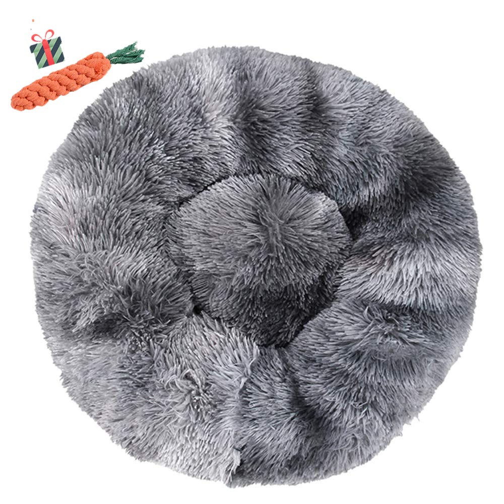 Coussin chat et chien lavable en peluche pour sommeil profond