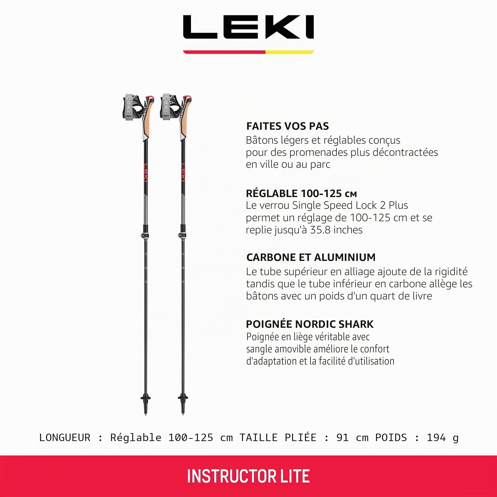 LEKI Instructor Lite bâtons