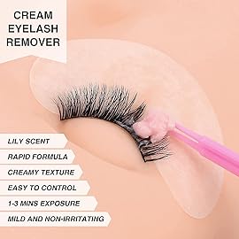 LASHVIEW Eyelash Extension Remover Cream, Special Lily Flavor Cream, Professional Eyelash Extensions Remover for Salon(Lily 0.51fl.oz/15ml)