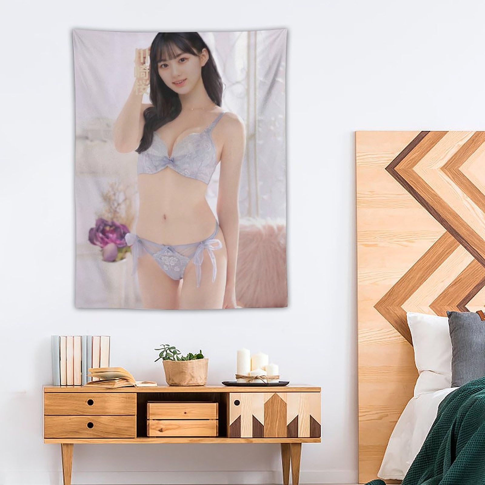 Amazon.co.jp: Kawasaki Sakura Actress Photography Poster Tapestry