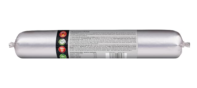 Foto 2 de 5 de MEATLOVE Salchicha Perro Ciervo Puro, 600 g, Perro
