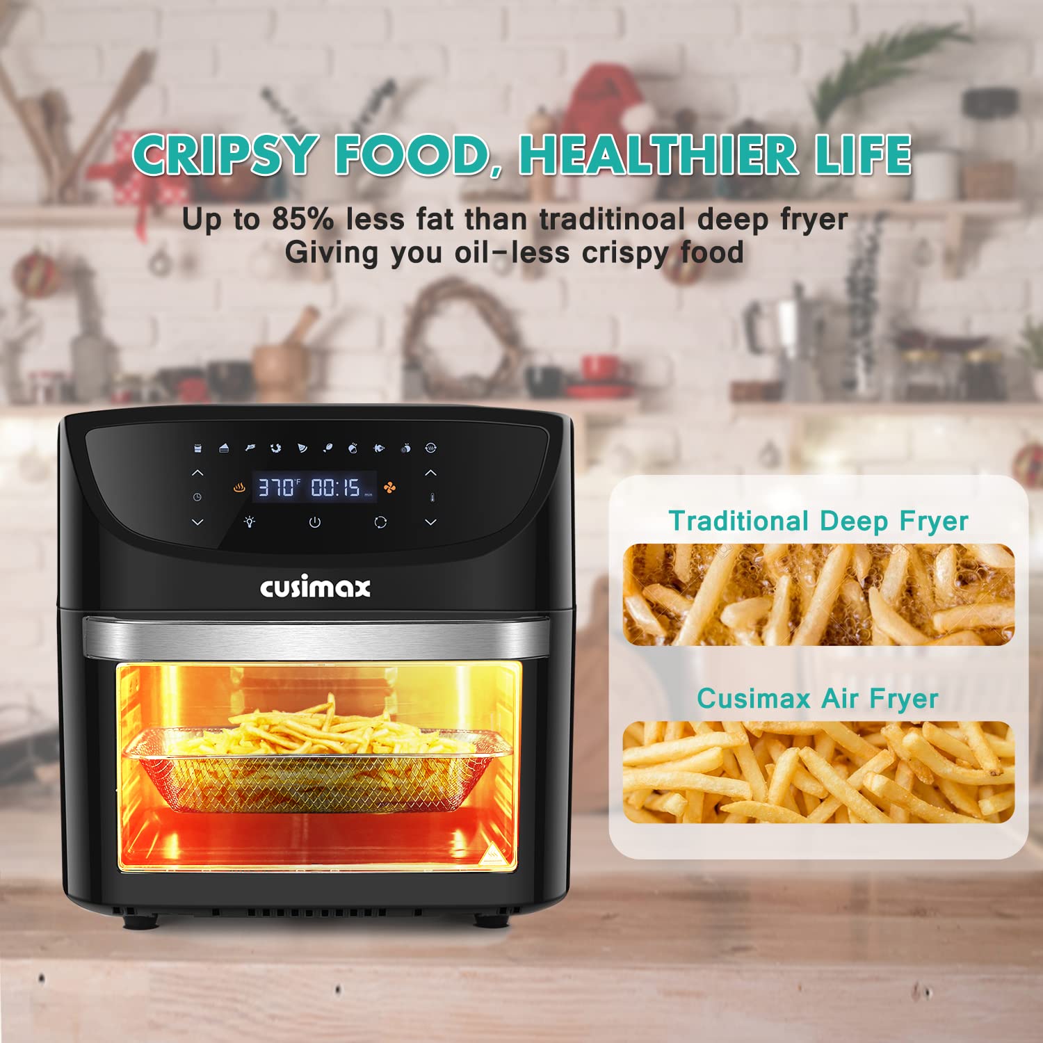 Buy Air Fryer Oven Combo, 10in1 Air Fryer Convection Oven with