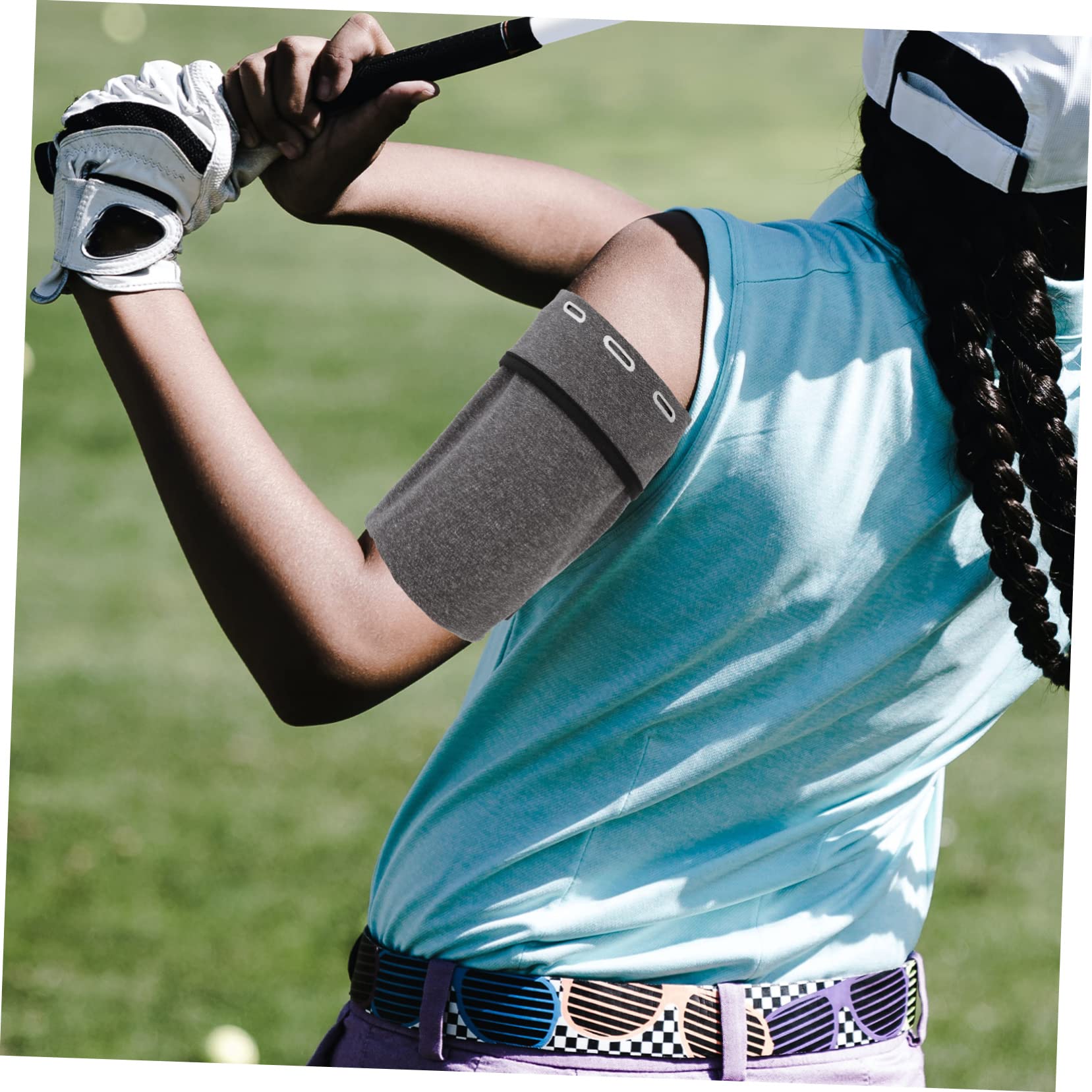 Uonlytech 5pezzi Sport Armband Phone Holder Porta Cellulare Per Corsa Borsa Elastico Per Braccio Per Esercizio e Attività All Aperto Protezione e Leggera